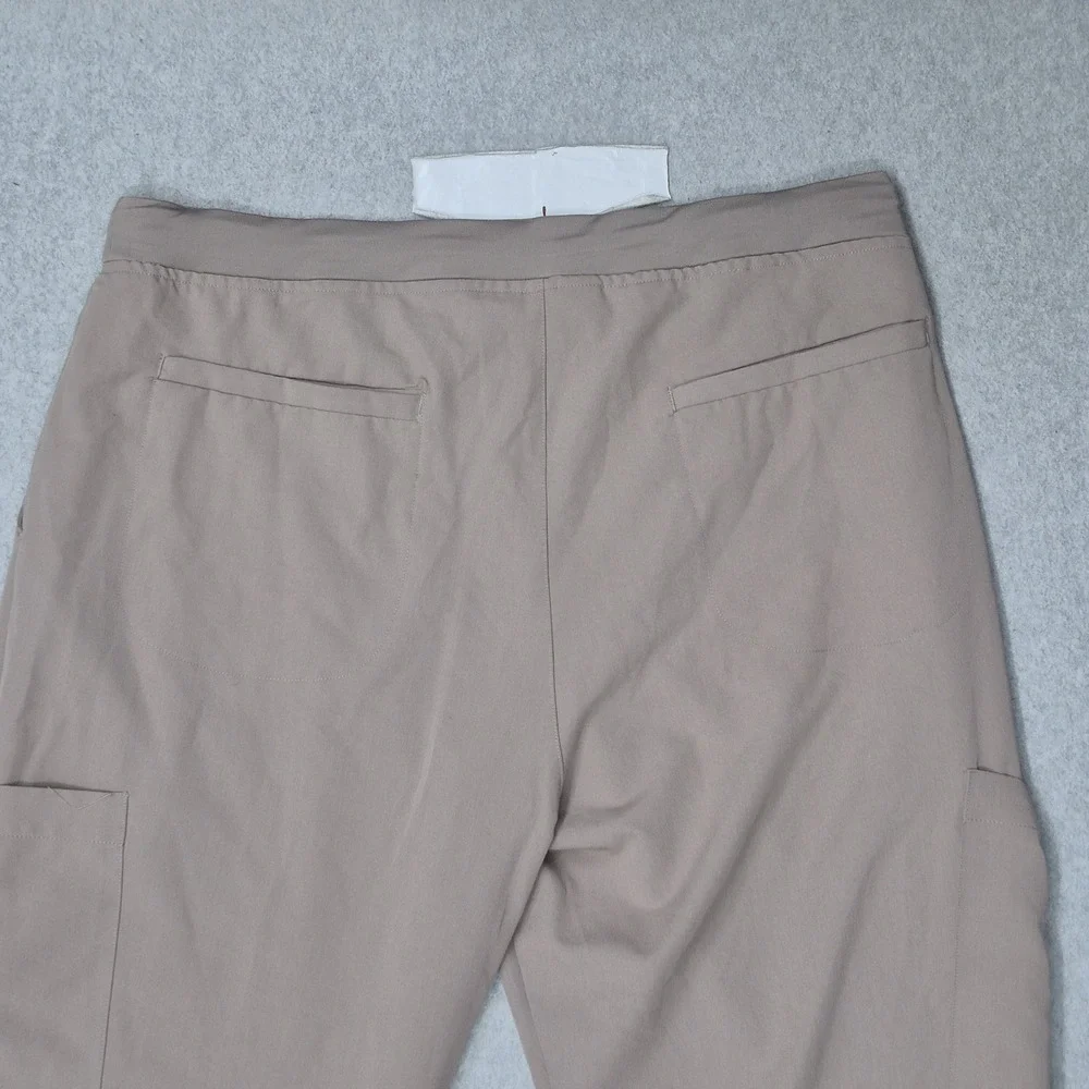 Mandala Women Scrub Pants XL Taupe Jogger Equa-Tek Logo